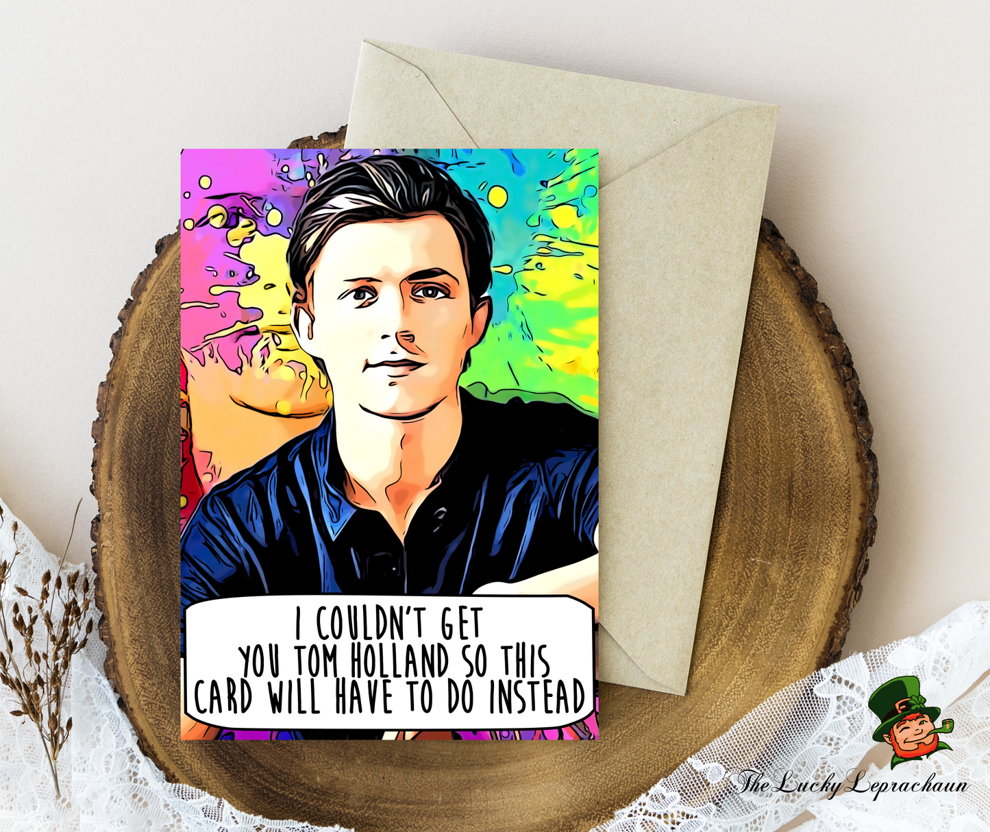 Tom Holland Birthday Card