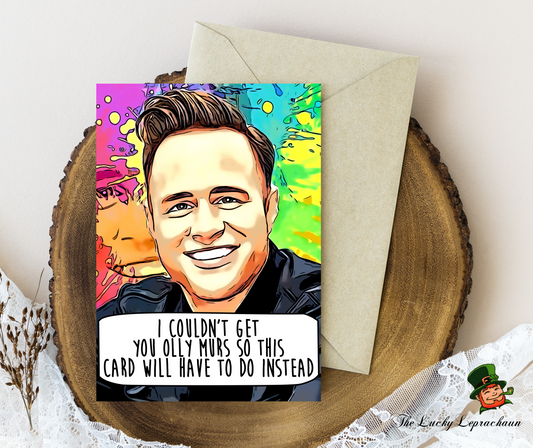 Olly Murs Birthday Card