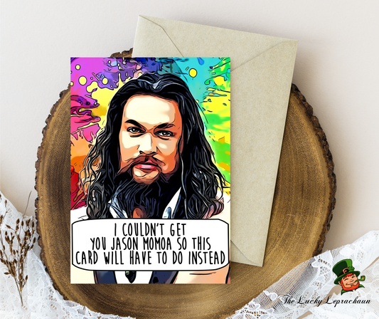 Jason Momoa Birthday Card