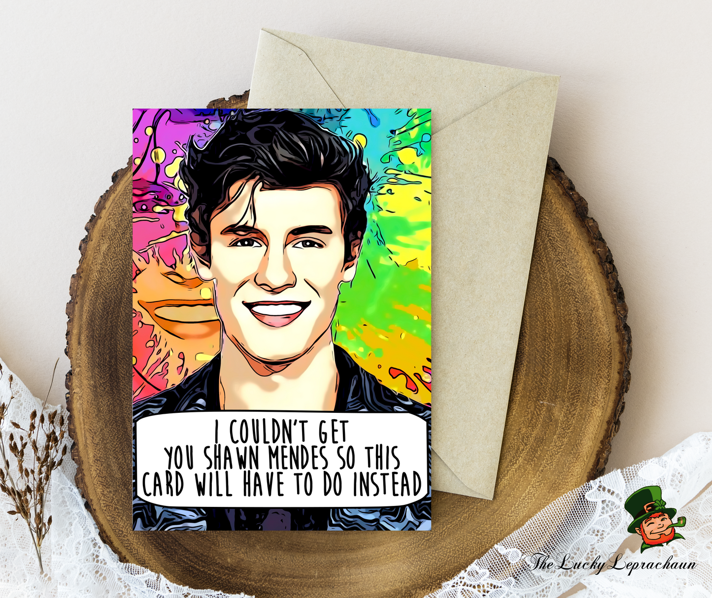 Shawn Mendes Birthday Card