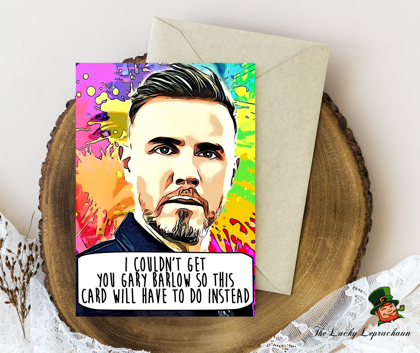 Gary Barlow Birthday Card