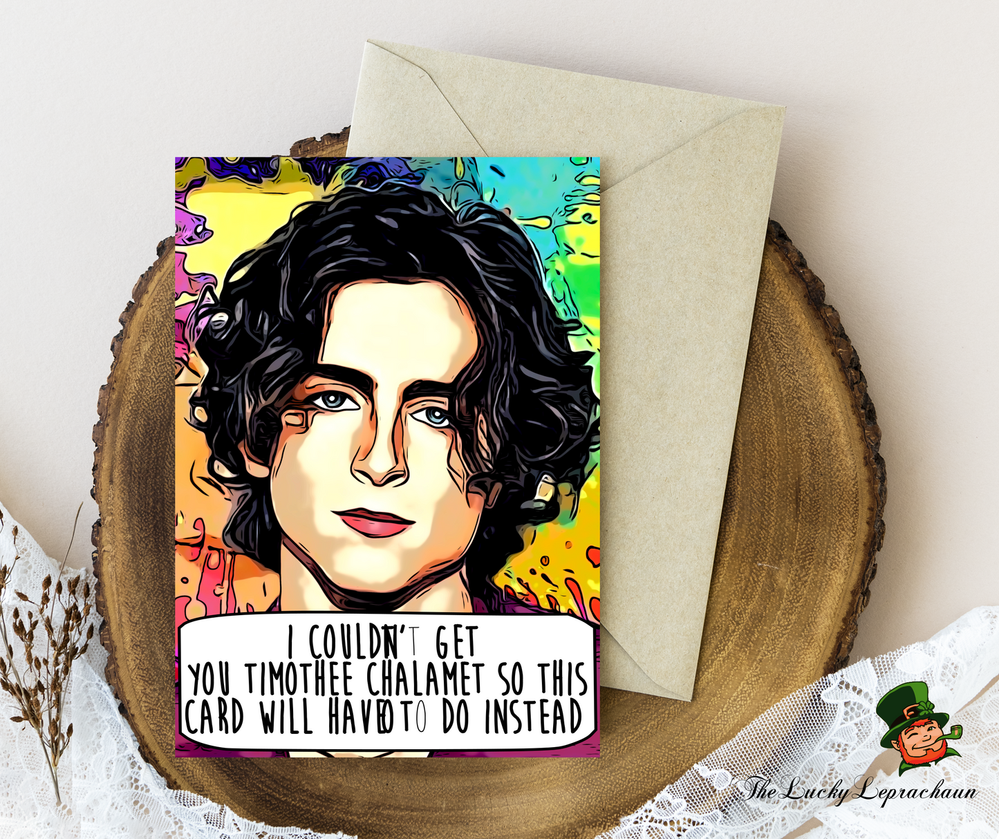 Timothée Chalamet Birthday Card