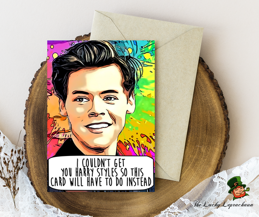 harry styles Birthday Card