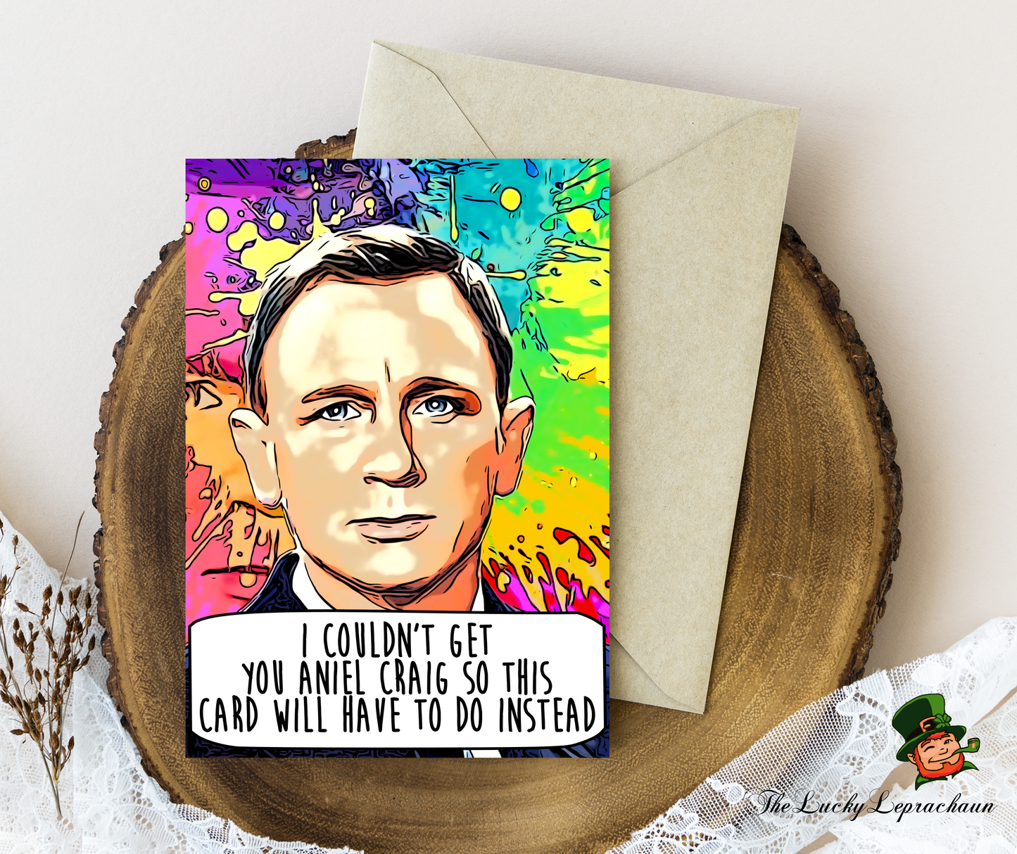 Daniel Craig Birthday Card