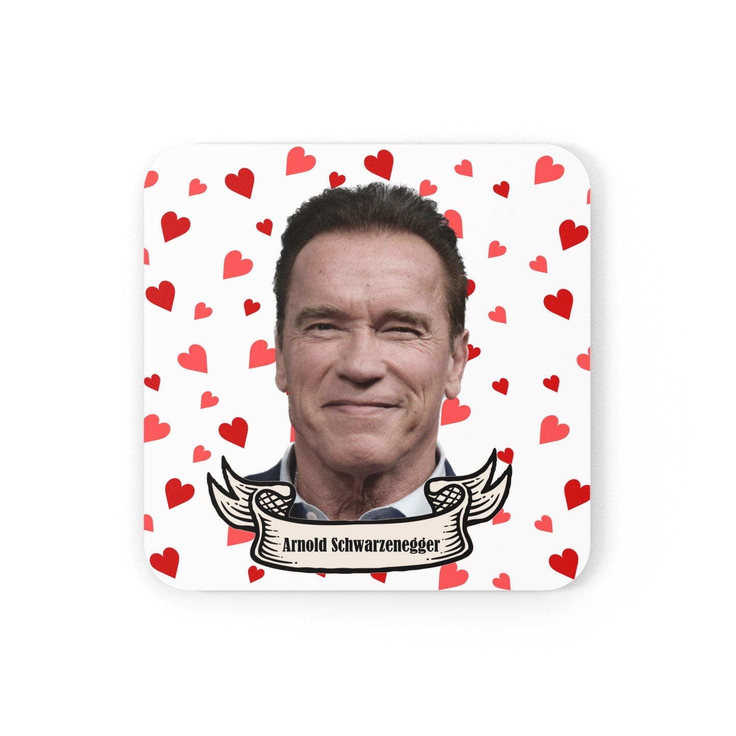 Arnold Schwarzenegger coaster