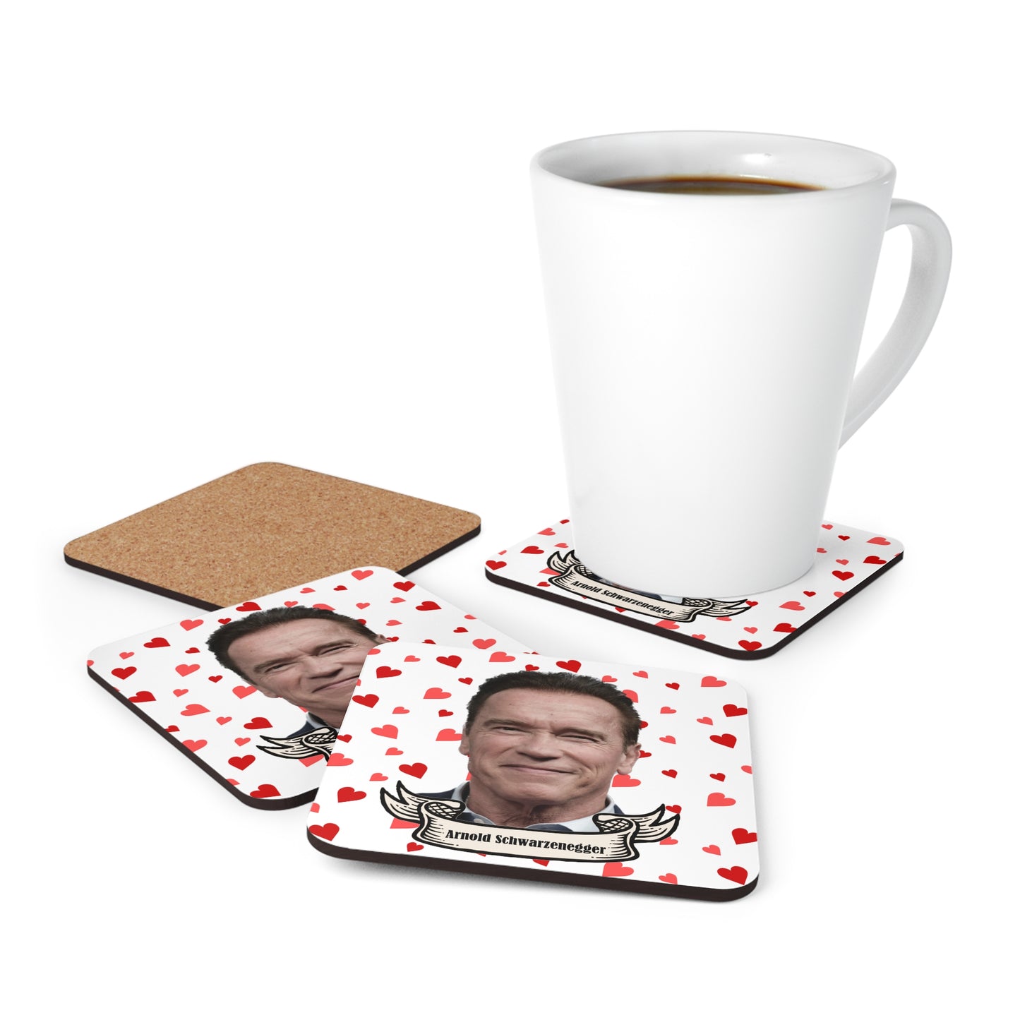 Arnold Schwarzenegger coaster