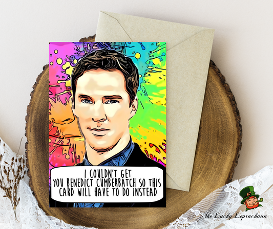 Benedict Cumberbatch Birthday Card