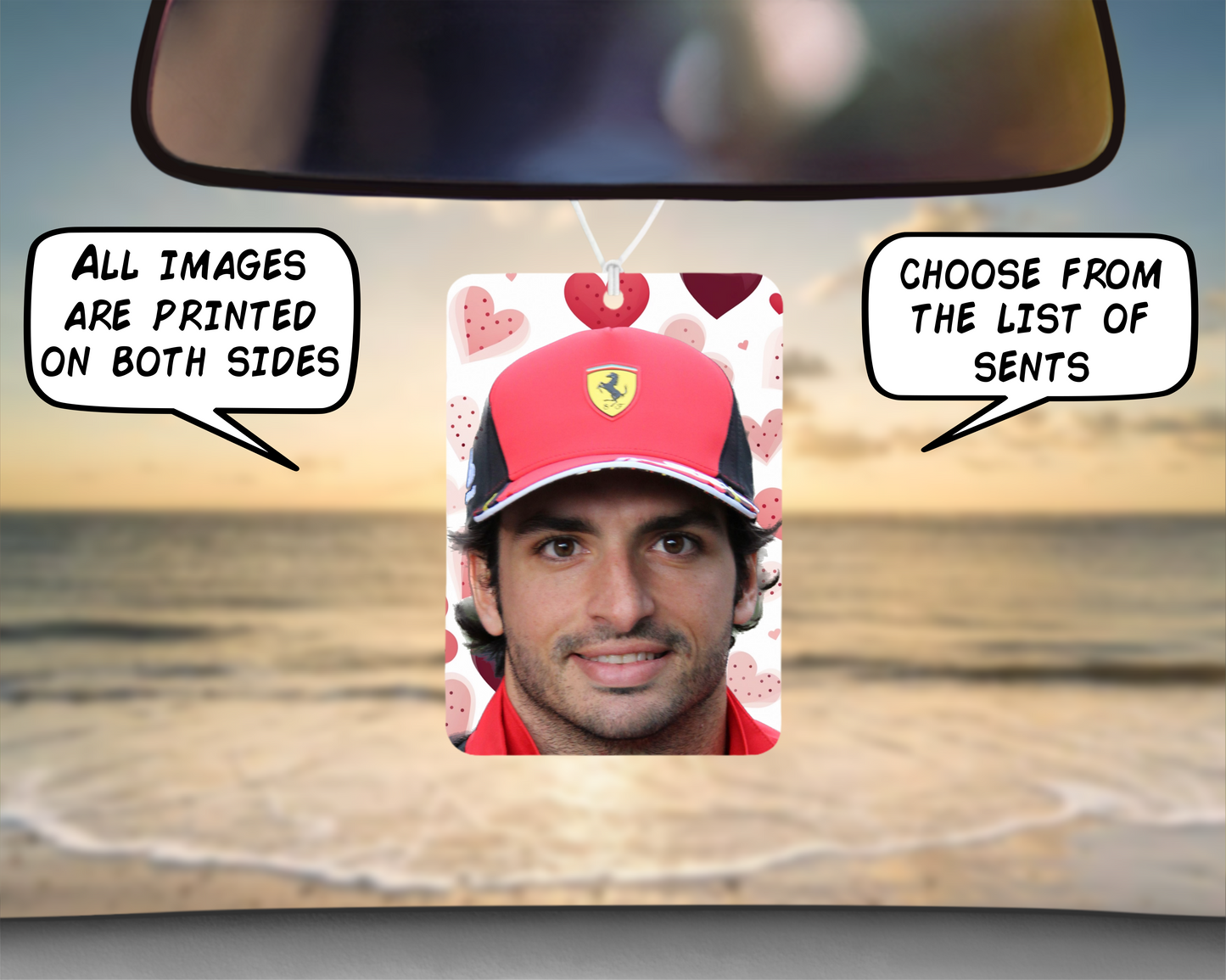 Car Air Freshener Carlos Sainz