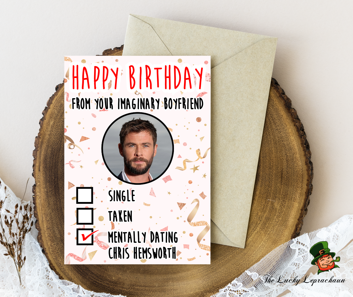 Chris Hemsworth Birthday Card