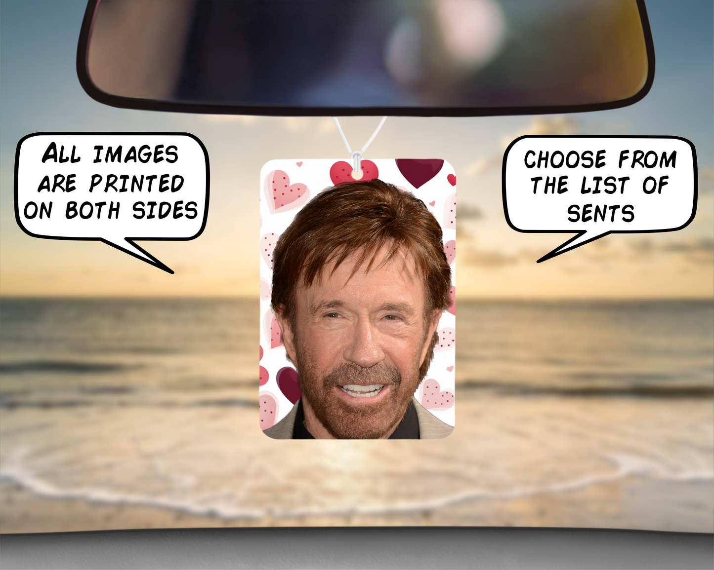 Car Air Freshener Chuck Norris