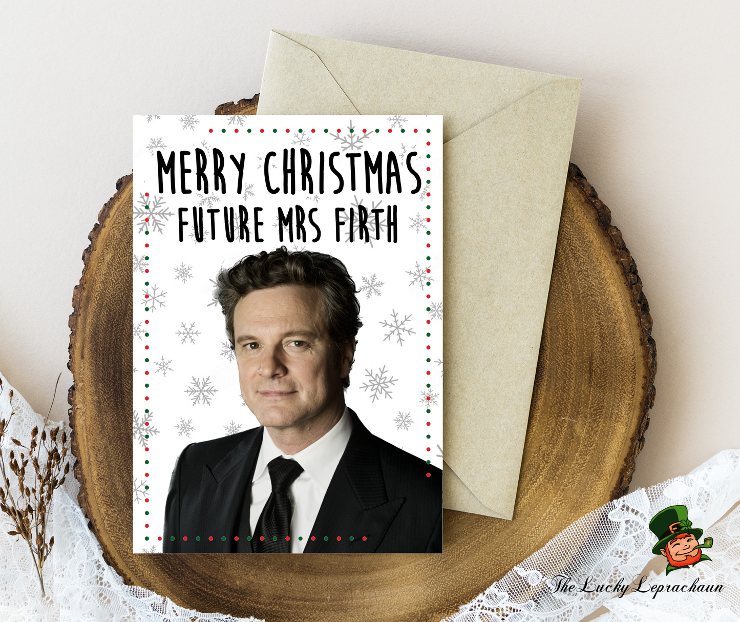 Colin Firth Christmas Card