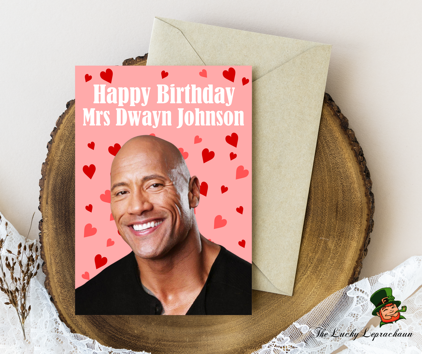 Dwayn Johnson Birthday Card