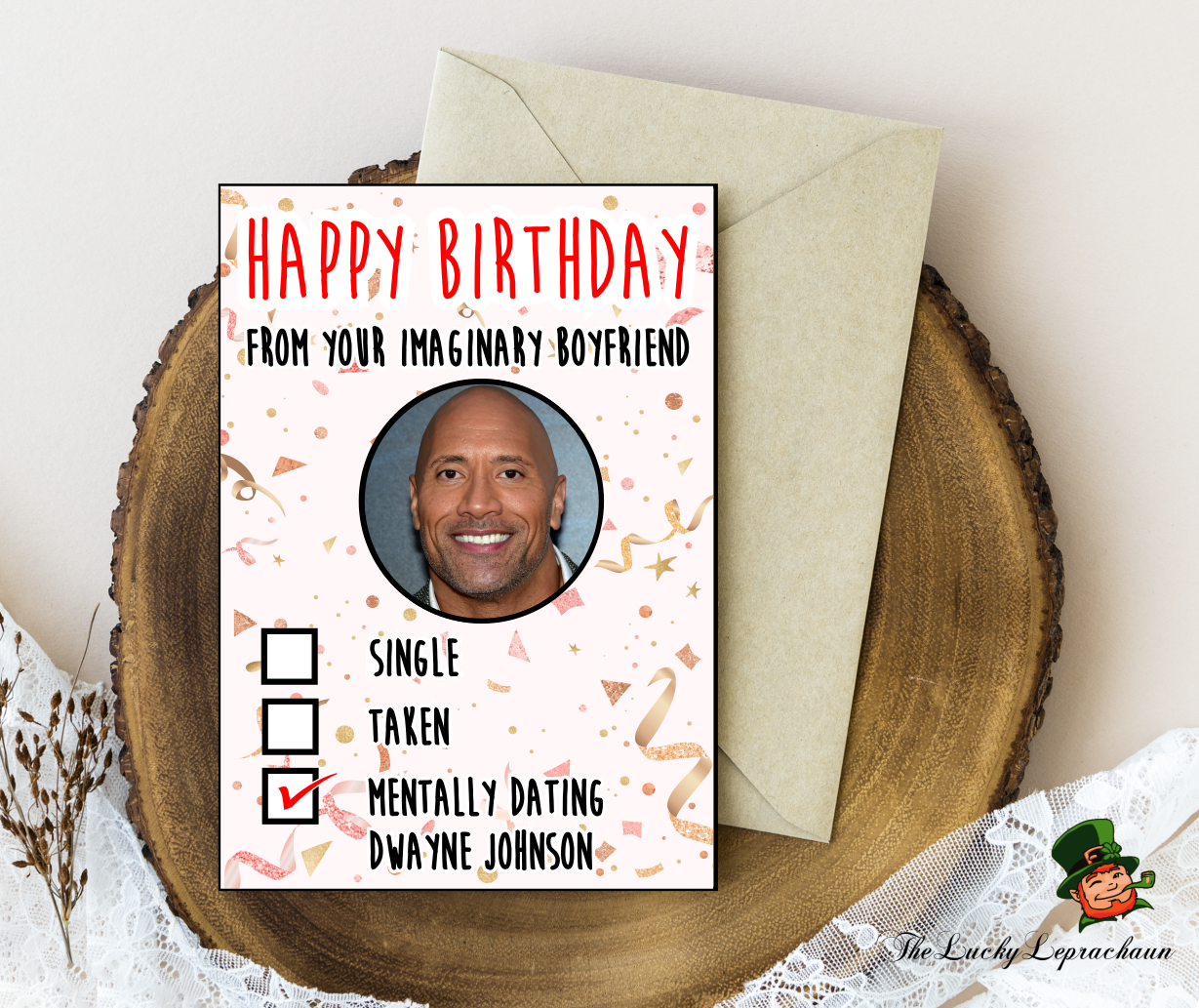 Dwayn Johnson Birthday Card