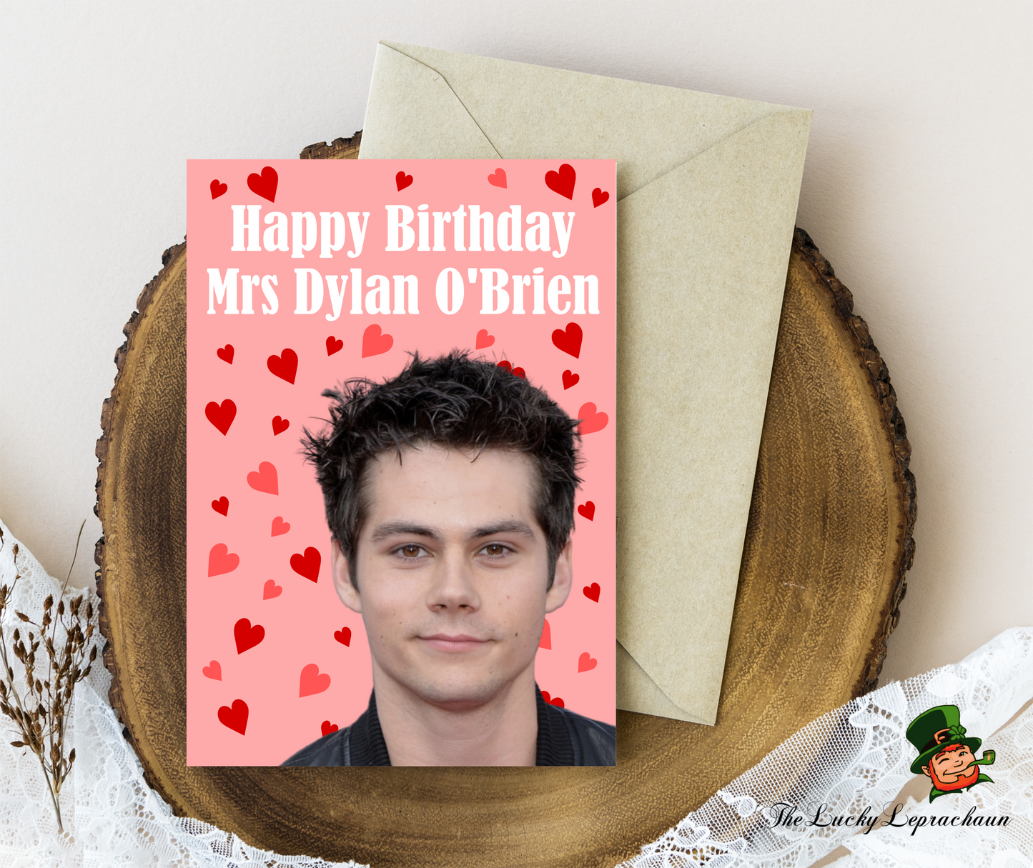 Dylan O Brien Birthday Card