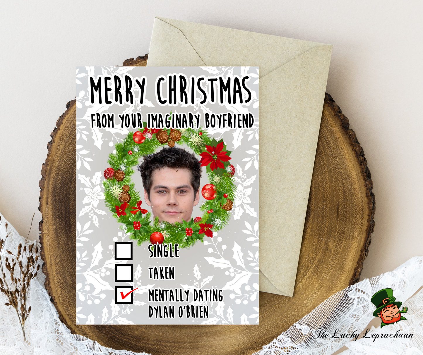 Dylan o brien Christmas Card