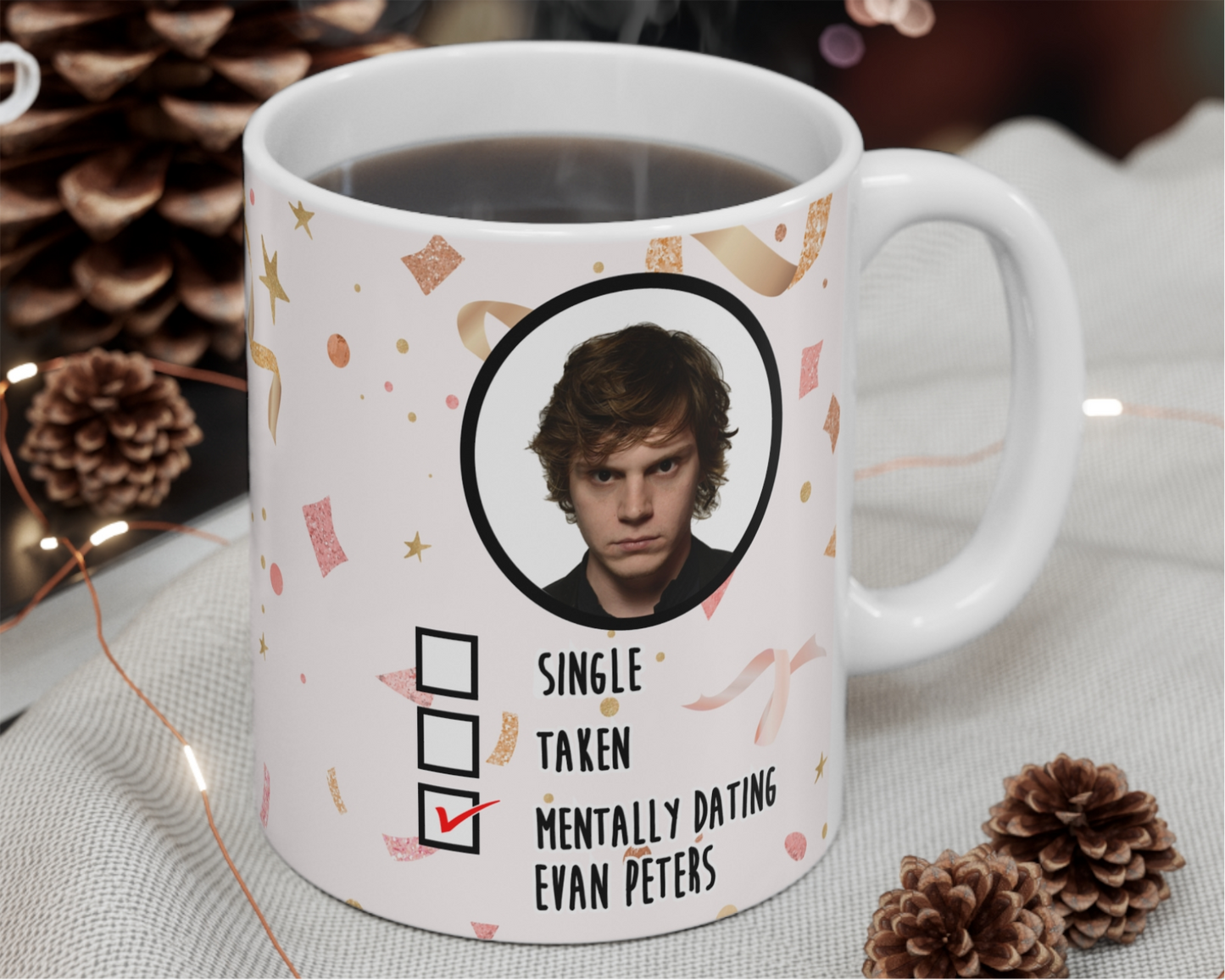 Evan Peters Celeb Mug