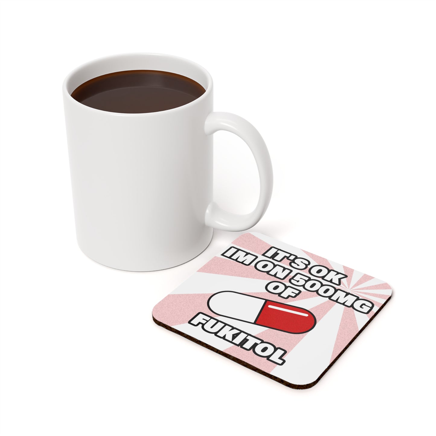 FUKITOL coaster Coffee Coaster funny coaster