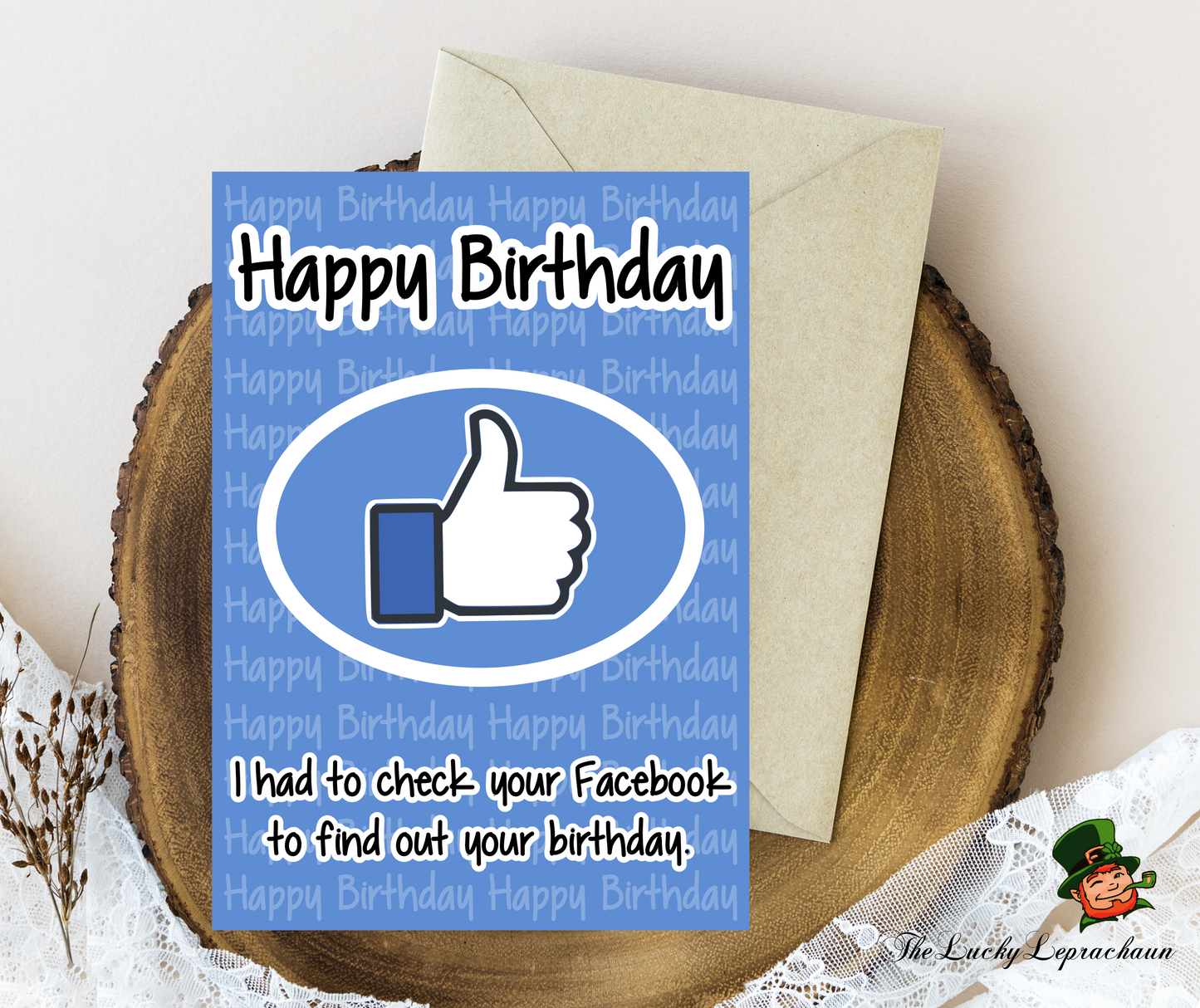 Facebook Birthday Card