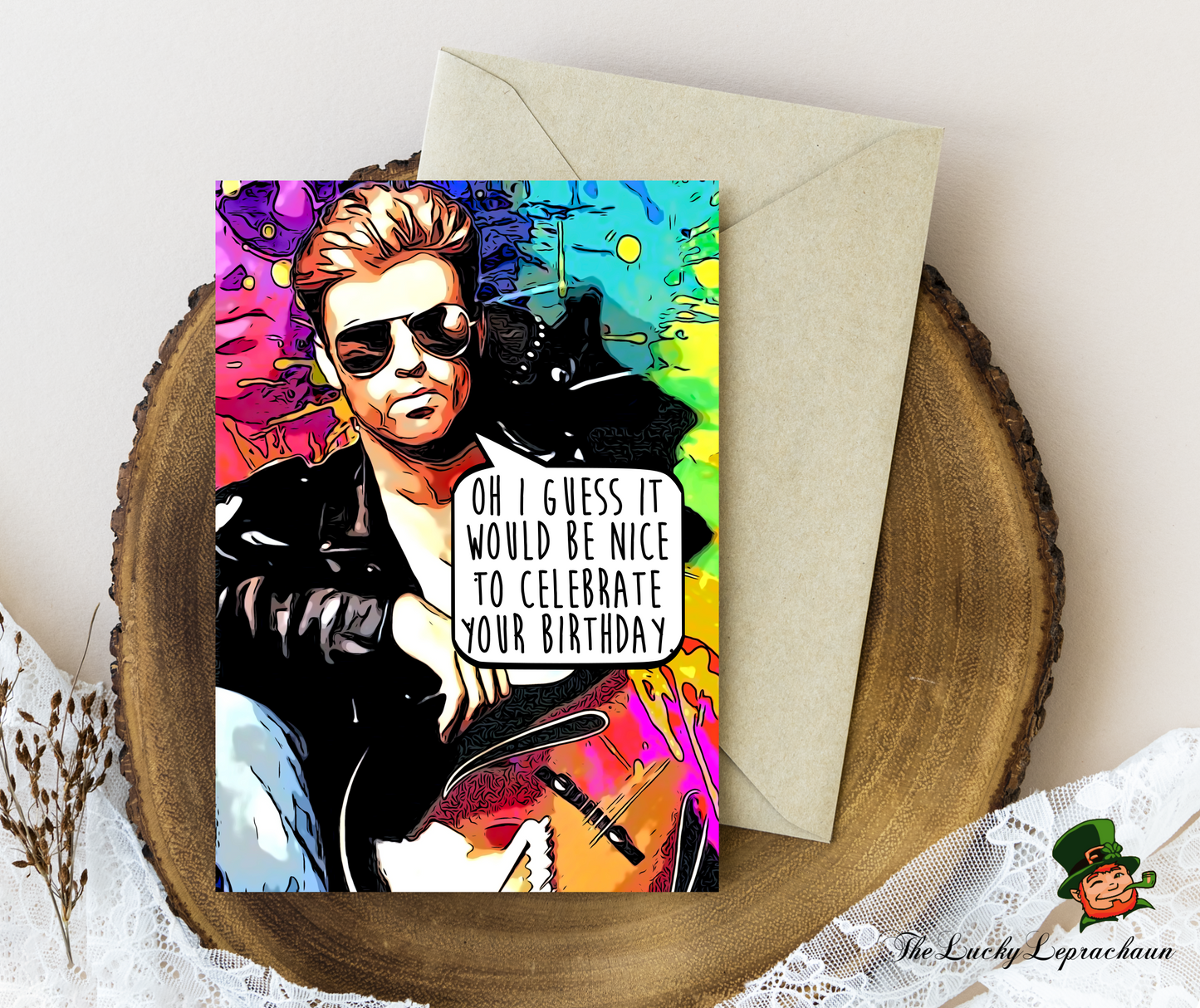 George Michael Birthday Card