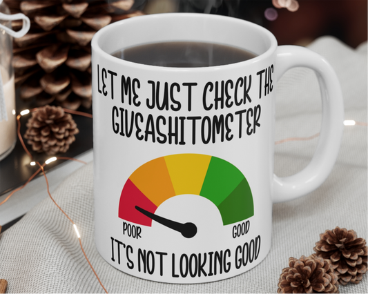 Give a shit Joke Mug