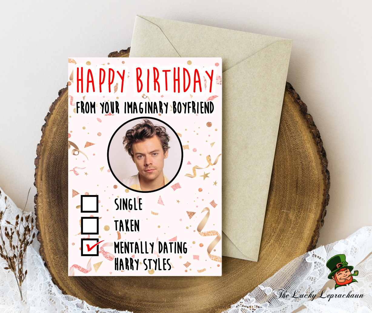 Harry Styles Birthday Card