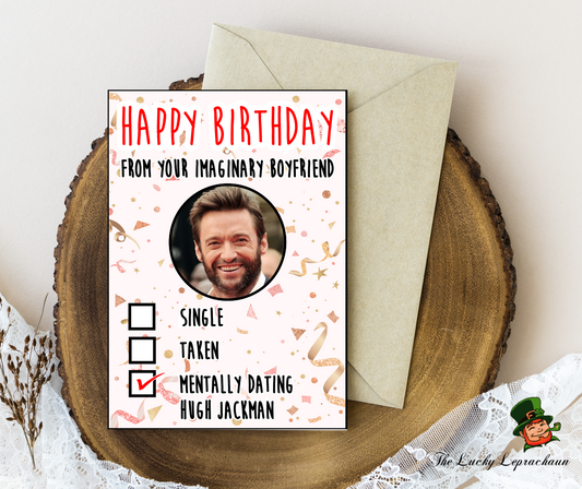 Hugh Jackman Birthday Card