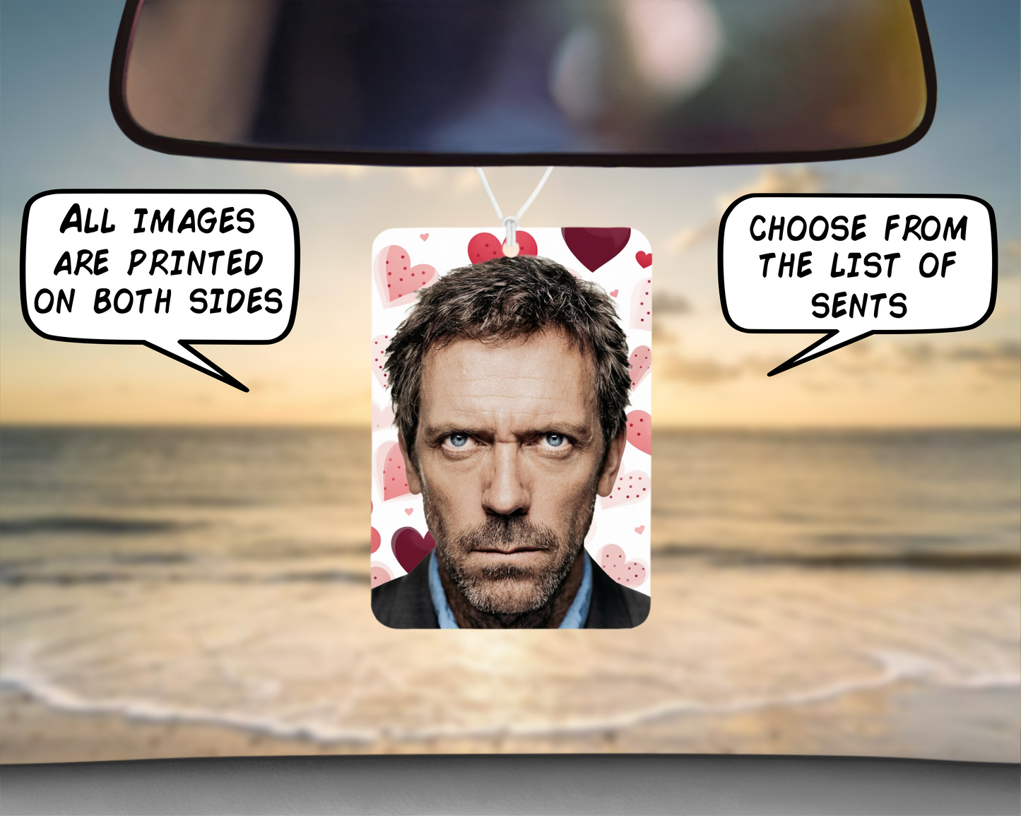 Car Air Freshener Hugh Laurie