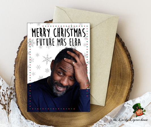 Idris Alba Christmas Card