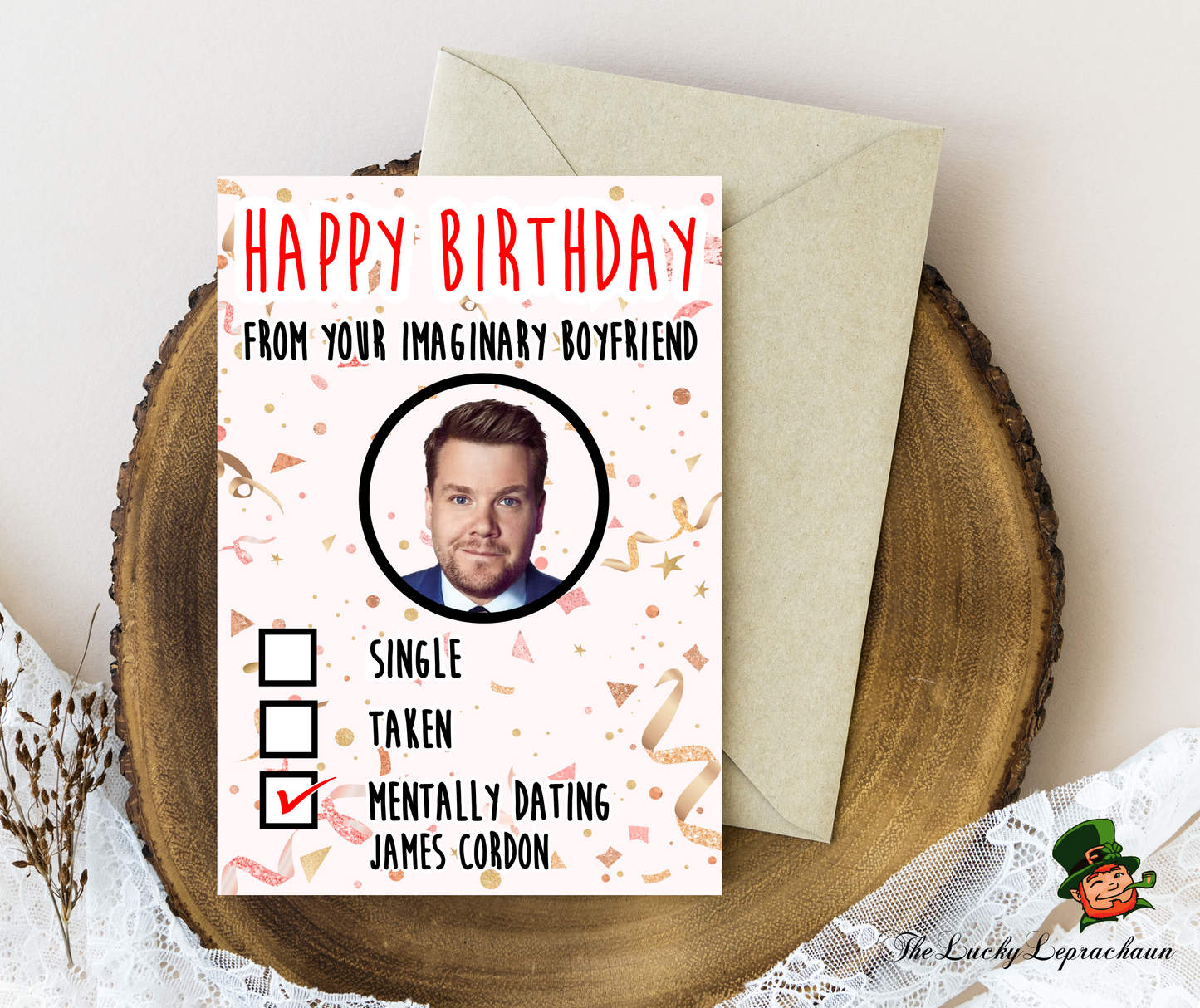 James Cordon Birthday Card