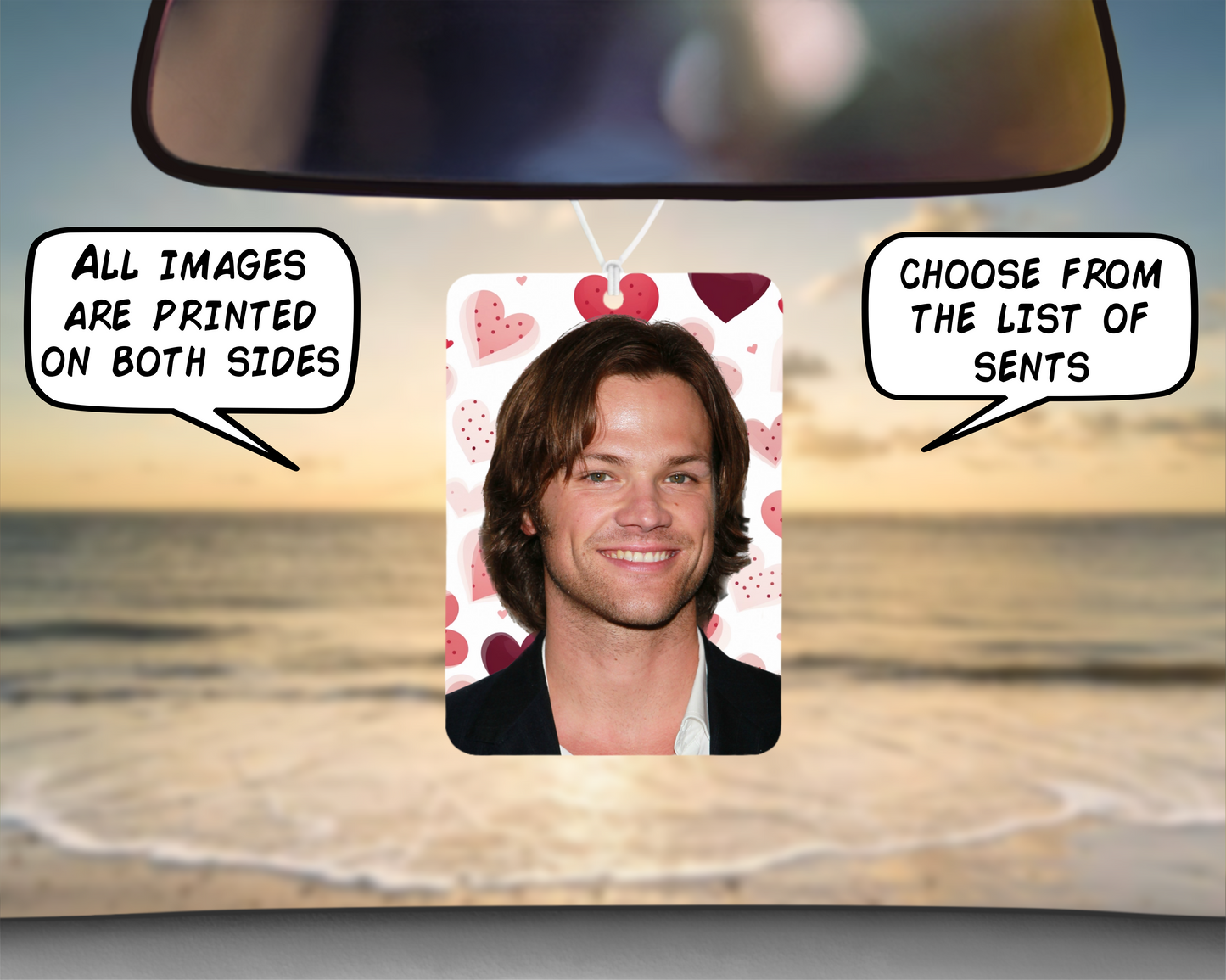 Car Air Freshener Jared Padalecki