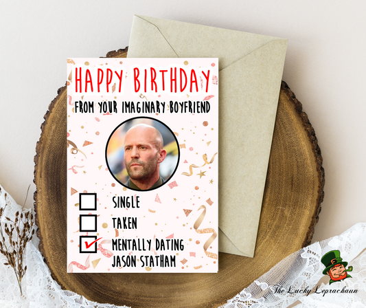 Jason Statham Birthday Card