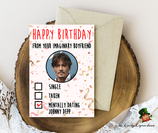 Johnny Depp Birthday Card