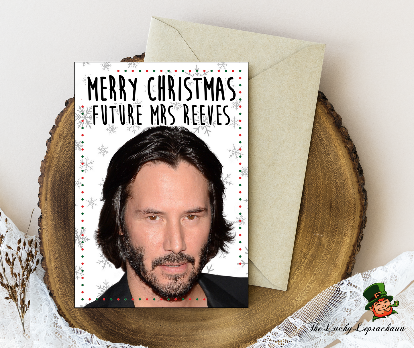 Keanu Reeves Christmas Card