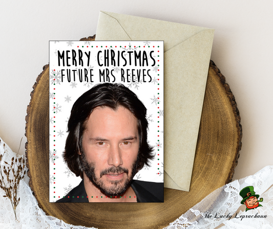 Keanu Reeves Christmas Card