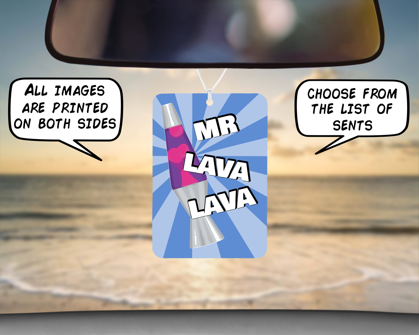 Car Air Freshener Funny Mr Lava Lava