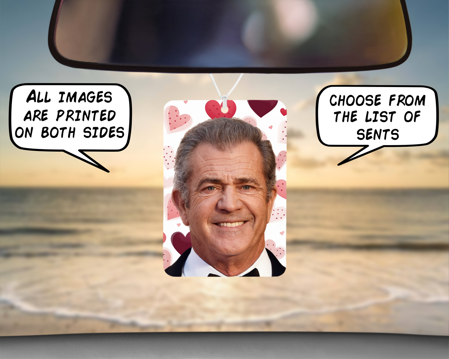 Car Air Freshener Mel Gibson