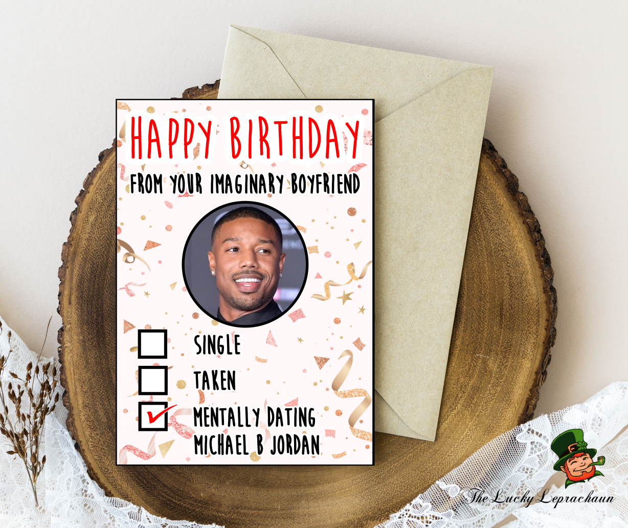 Michael B Jordan Birthday Card