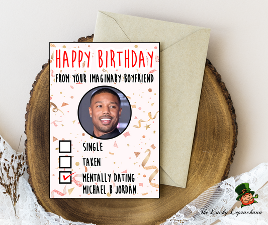 Michael B Jordan Birthday Card