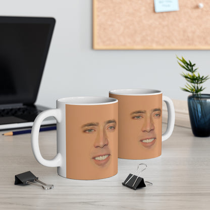 Nicholas Cage Joke Mug