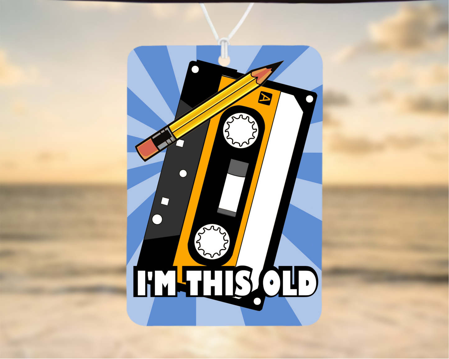 Car Air Freshener Funny Old Age