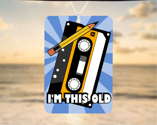 Car Air Freshener Funny Old Age