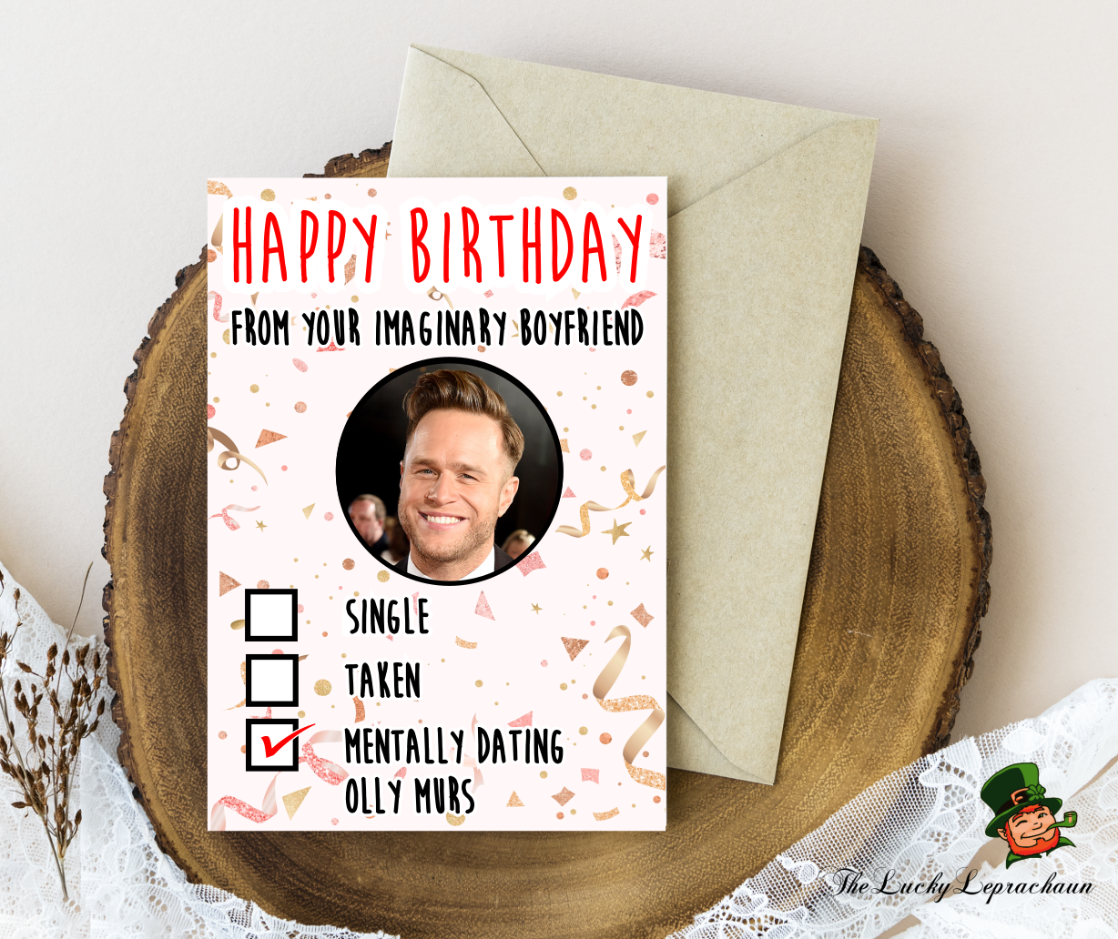 Olly Murs Birthday Card