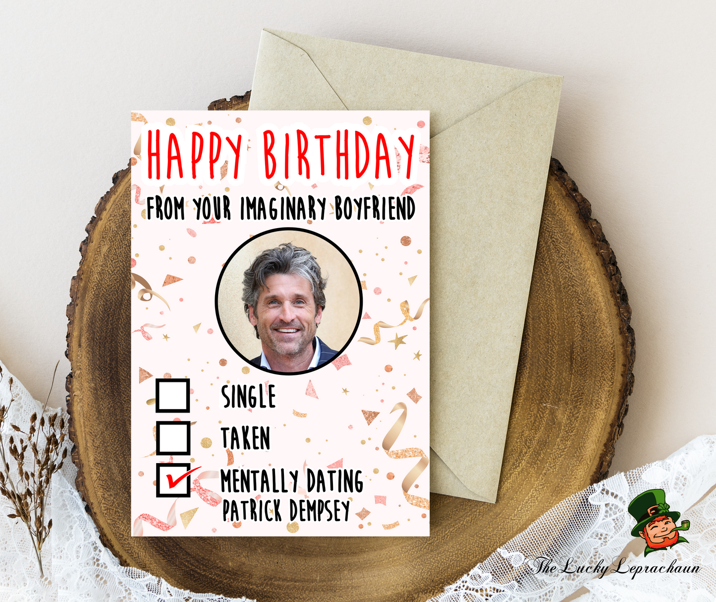 Patrick Dempsey Birthday Card