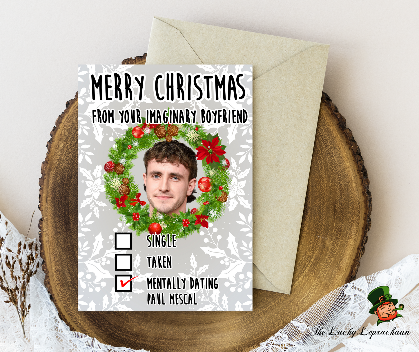 Paul Mescal Christmas Card