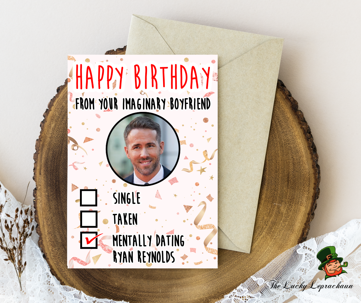 Ryan Reynolds Birthday Card