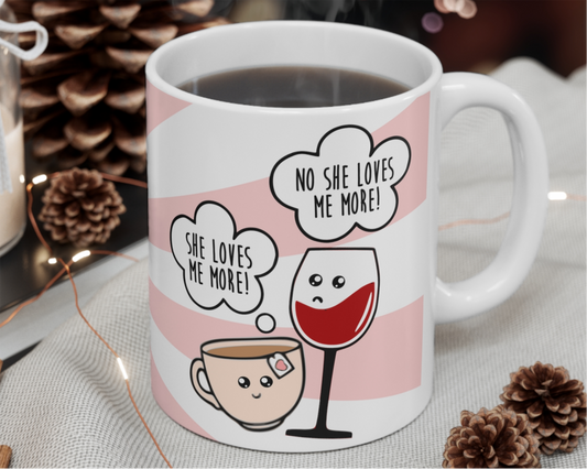 Wine drinker Funny Mug