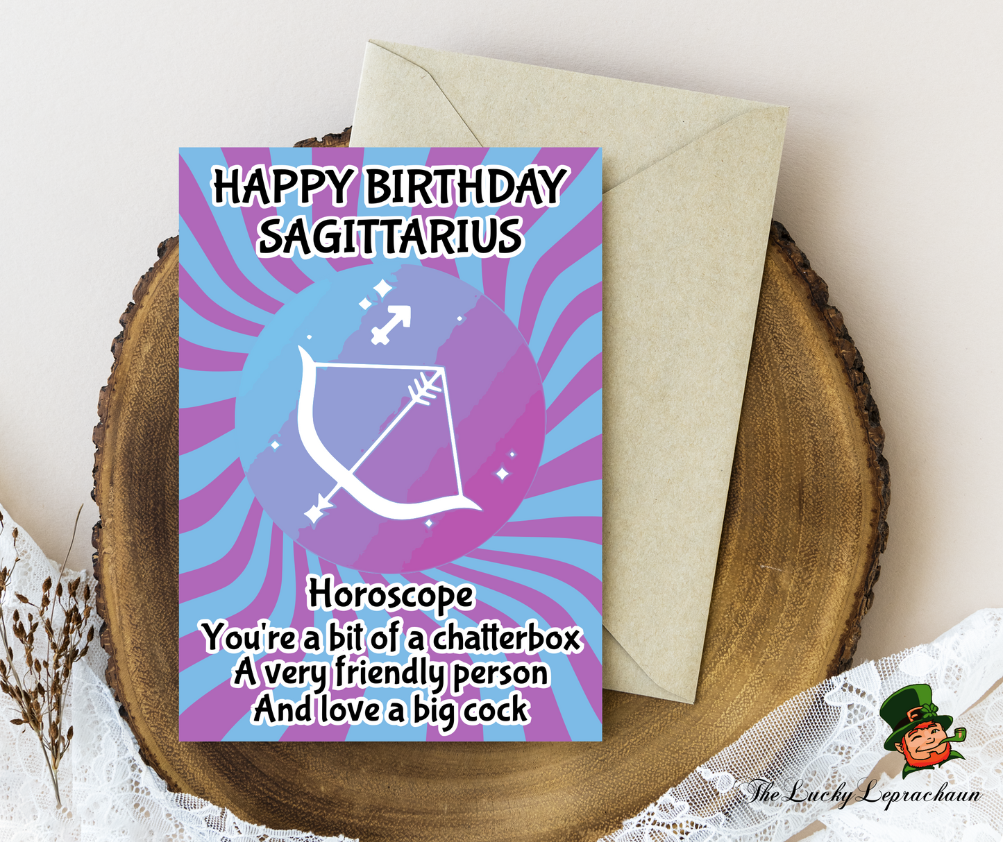 Horoscope Sagittarius Birthday Card