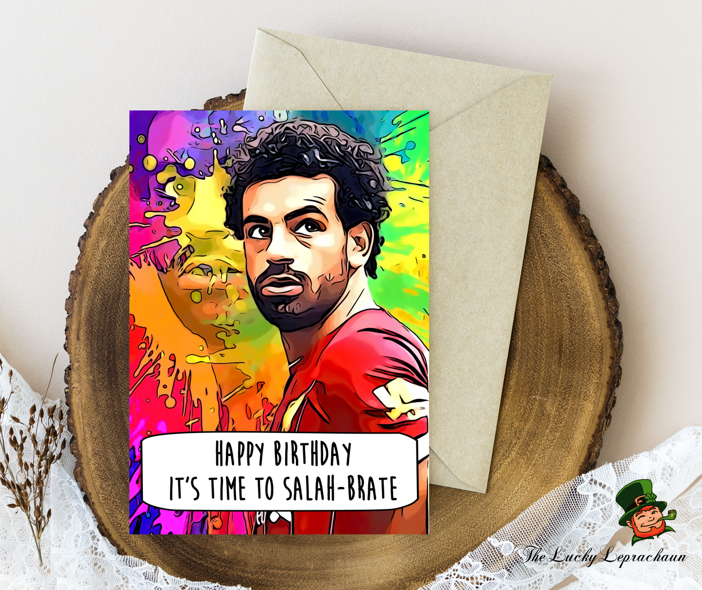 Mo Salah Birthday Card