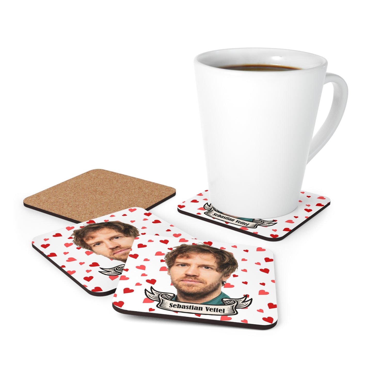 Sebastian Vettel coaster