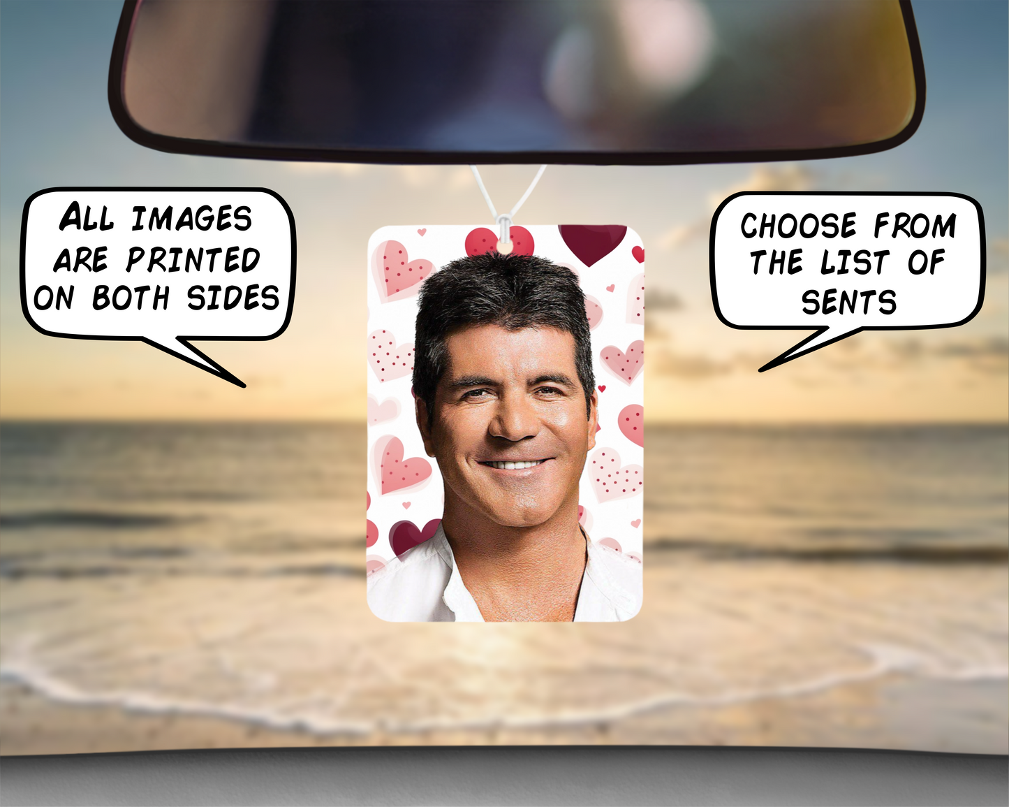 Car Air Freshener Simon Cowell